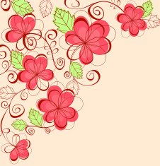 abstract floral background N186