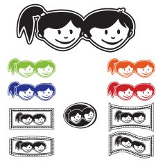 Happy Children Design Elements N2