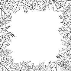 Framework from leaves outline