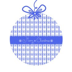 Christmas toy with snowflakes ornament N2