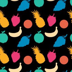 seamless pattern with fruits and berries N12