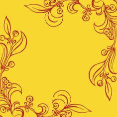 vector illustration with corner ornament N2