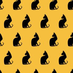 SEamless pattern with cats N16