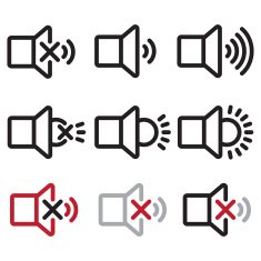 Sound And Lamp Icons