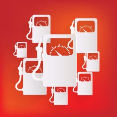 Gas fuel station icon N2