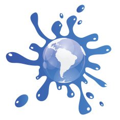 Vector splash abstract background