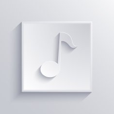Vector light square icon Eps 10 N20