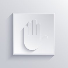 Vector light square icon Eps 10 N21