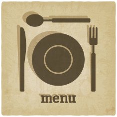 menu old background