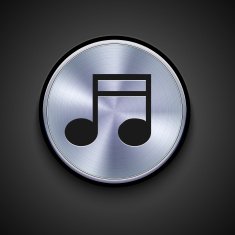 vector metal icon on gray background Eps10 N12