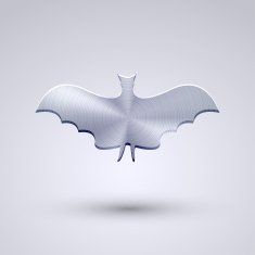 Vector full metal icon on blue background Eps10 N18