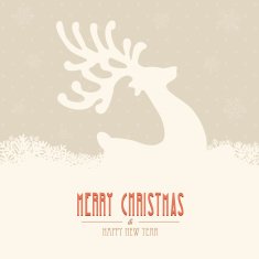 reindeer merry christmas N2