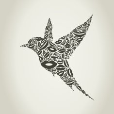 Bird from lips