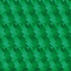 Seamless pattern with fir-tree