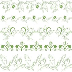 Abstract seamless floral pattern N71