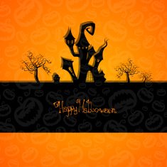 Vector Halloween Background N87