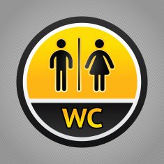Restroom symbols N3