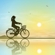 girl on a bicycle N10