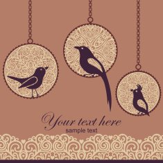 birds card N4
