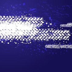 Blue tire track background N2