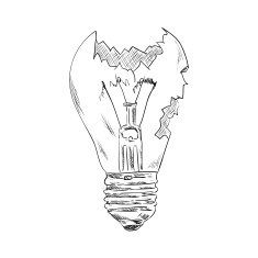 broken bulb