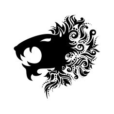 Vector Logo Lion Head