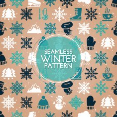 seamless winter pattern N9