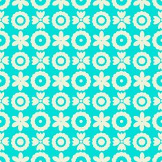 Seamless pattern with silhouettes flowers N32