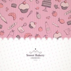 Vector Bakery Background N3