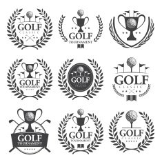 Golf Emblem design set N2