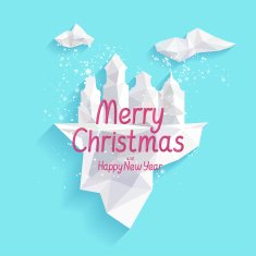Winter Christmas landscape N2