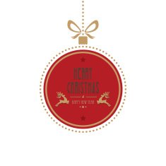 christmas ball merry isolated background N2