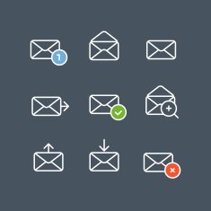 Different message icons set N2