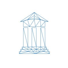 Architecture icon abstract isolated on a white backgrounds vector illustration N3