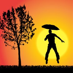 Vector Silhouette Of People N865