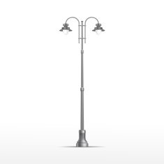 Vector Street Lamp Isolated on White Background N8