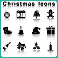 Vector Christmas Icons N6