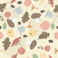 Seamless autumn background N5