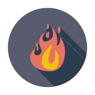 Fire flat icon N2