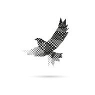 Pigeon abstract isolated on a white backgrounds vector illustration N2
