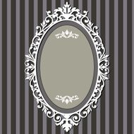 Oval vintage frame N2
