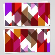 Vector business-card set for your design N137