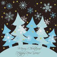 christmas and new year card N12