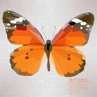 Butterfly vector background (icon)