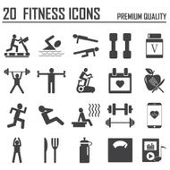 20 Fitness Icons