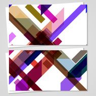 Vector business-card set for your design N138