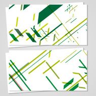 Vector business-card set for your design N139