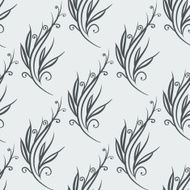 Seamless floral abstract pattern