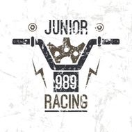 Emblem motorcycle racing junior N2
