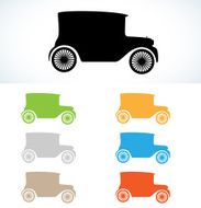Old Car Silhouette N2